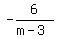 -6%2F%28m-3%29