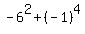 -6%5E2+%2B+%28-1%29%5E4+