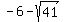 -6+-+sqrt%2841%29%29%29