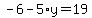 -6-5%2Ay=19
