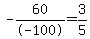 -60%2F-100=3%2F5