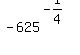 -625%5E%28-1%2F4%29