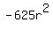 -625r%5E2