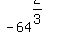 -64%5E%282%2F3%29