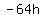 -64h