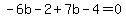 -6b-2%2B7b-4=0