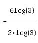 -6log%28%283%29%29%2F2log%28%283%29%29