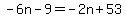 -6n-9=-2n%2B53