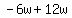 -6w%2B12w