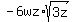 -6wz%2Asqrt%283z%29