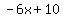 -6x%2B10