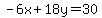 -6x%2B18y=30