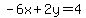 -6x%2B2y=4