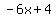 -6x%2B4