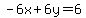 -6x%2B6y=6