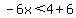 -6x%3C4%2B6