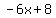 -6x+%2B+8