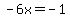 -6x+=+-1