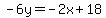 -6y=-2x%2B18