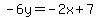 -6y=-2x%2B7