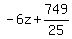 -6z%2B749%2F25