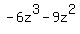 -6z%5E3+-+9z%5E2