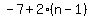 -7%2B2%28n-1%29