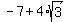 -7%2B4%2Asqrt%283%29