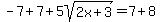 -7%2B7%2B5sqrt%282x%2B3%29+=+7%2B8