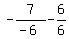 -7%2F%28-6%29-6%2F6