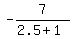 -7%2F%282.5%2B1%29