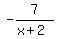 -7%2F%28x%2B2%29