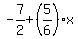 -7%2F2%2B%285%2F6%29%2Ax