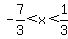 -7%2F3%3Cx%3C1%2F3