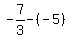 -7%2F3+-+%28-5%29