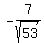 -7%2Fsqrt%2853%29