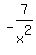 -7%2Fx%5E2
