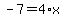 -7+=+4%2Ax