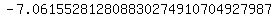 -7.061552812808830274910704927987