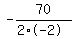 -70%2F%282%2A-2%29