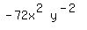 -72x%5E%282%29y%5E%28-2%29