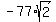 -77%2Asqrt%282%29