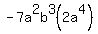 -7a%5E2b%5E3%282a%5E4%29