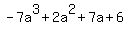 -7a%5E3%2B2a%5E2%2B7a%2B6