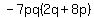 -7pq%282q%2B8p%29