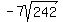-7sqrt%28242%29