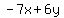 -7x%2B6y