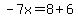 -7x=8%2B6
