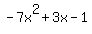 -7x%5E2%2B3x-1