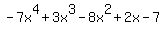 -7x%5E4%2B3x%5E3-8x%5E2%2B2x-7